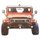 Ver imagem 1 de Porta Chaves de Parede Retrô Decorativo - Jipe Toyota Bandeirante