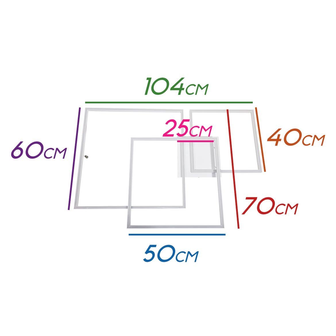 Plafon Canvas Branco Moderno Led Integrado 116w Aluminio St1632 - 2