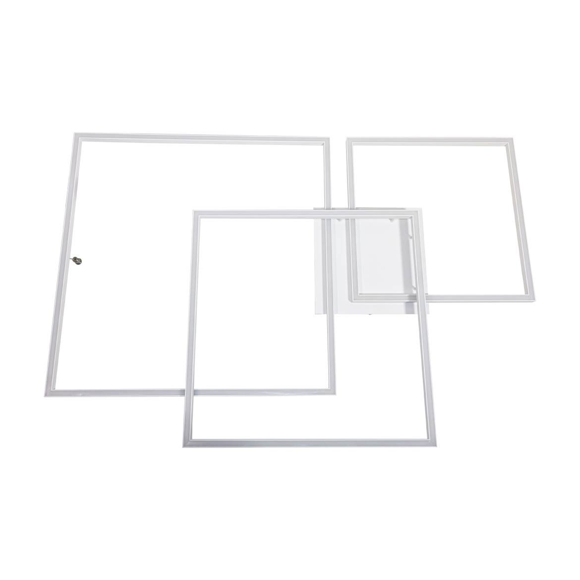 Plafon Canvas Branco Moderno Led Integrado 116w Aluminio St1632 - 3