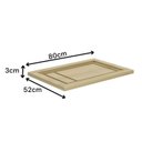 Ver imagem 2 de Tampo P/balcão de Cozinha 80cm C/recorte 100% Mdf Phoenix Móvel na Caixa