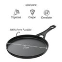 Ver imagem 2 de Tapioqueira com Cabo de Ferro Fundido Panqueca Crepe 22cm Libaneza 94147lb