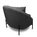 Ver imagem 7 de Poltrona Decorativa Orgânica Pé de Metal Preto Zaya Bouclê C05 - D’Rossi