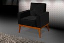 Ver imagem 2 de Poltrona Cadeira Decorativa Home Veludo Várias Cores Sala Estar Descanso Conforto Decoração Luxo