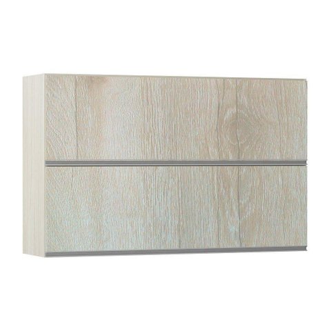 Armário Basculante Duplo 120cm 2 Portas Lis Legno Crema