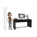 Ver imagem 3 de Mesa de Computador Solteiro Office Branco Politorno