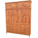 Ver imagem 1 de Guarda Roupa de Madeira Maciça - Peroba Rosa