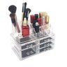 ORGANIZADOR DE MAQUIAGEM ACRILICO 5 GAVETAS 16 DIVISORIAS PORTA BATOM COSMETICOS PINCEIS CAIXA PARA  - 3