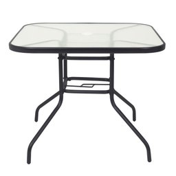 Conjunto De Jardim Chicago Preto Com Ombrelone Mor Life - 4