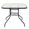 Conjunto De Jardim Chicago Preto Com Ombrelone Mor Life - 4