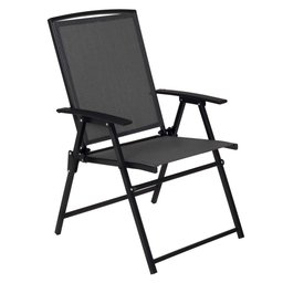 Conjunto De Jardim Chicago Preto Com Ombrelone Mor Life - 5