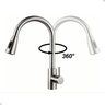 Torneira Cozinha Gourmet Monocomando Extensível Aço Escovado - 5