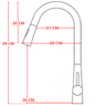 Torneira Cozinha Gourmet Monocomando Extensível Aço Escovado - 2