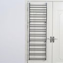 Ver imagem 2 de Sapateira Preta Vertical de Parede ou Porta para 36 Pares