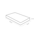 Ver imagem 4 de Colchão Berço Espuma D18 70CMX12CMX130CM Petit Blanc Ortobom Branco