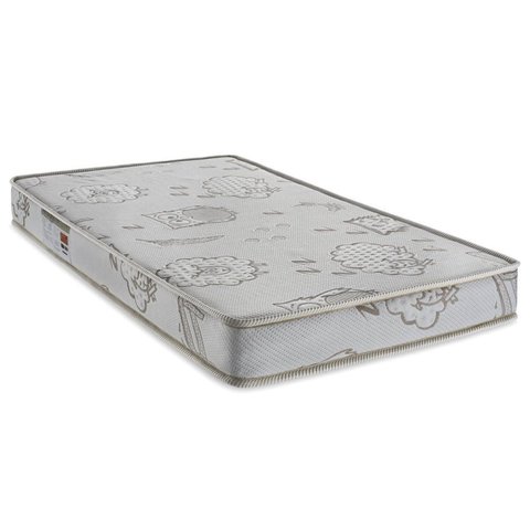 Colchão Berço Ortobom Petit Perle 12x 130x 60 cm Branco