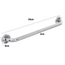 Ver imagem 3 de Alça de Apoio Barra Inox Kit 18 Unidades 70cm Inox Deficiente Idoso Suporte Parede Corrimao