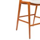 Ver imagem 5 de Banqueta Cyndi 53cm Madeira Maciça | Factor Off White - Sallar Home