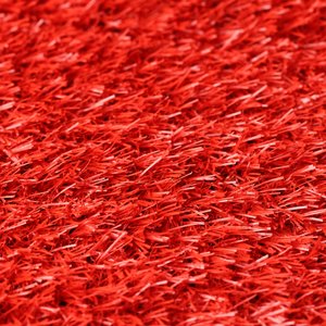 Grama Sintética Vermelha 20mm com Proteção Uv e Anti-fungo 2,00 X 2,50m (5m²)