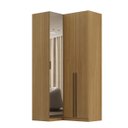 Ver imagem 7 de Guarda Roupa de Canto 3 Portas 1 Espelho Altezza Trend Belmax:freijó