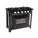 Ver imagem 1 de Fogão Industrial Venâncio Bravo 2 Bocas com Forno 98 Litros Baixa Pressão Preto BR2B + BRF2