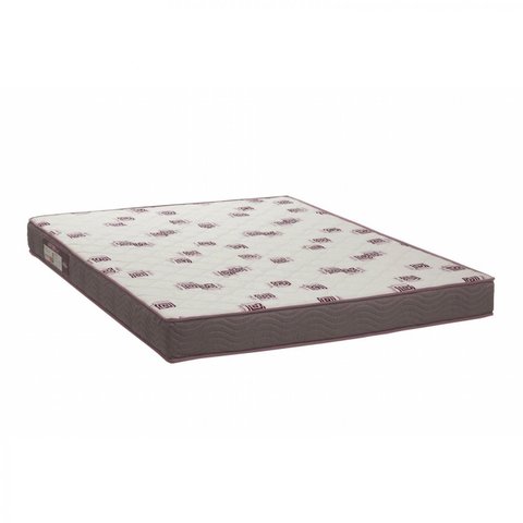Colchão Queen Ortobom D28 Light 14x 198x 158 cm Branco/Bordô