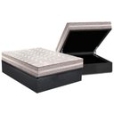 Ver imagem 1 de Cama Box Baú Casal: Colchão Ortopédico Paropas D33 / Ag65 Confort + Base Crc Suede Gray(138x188)