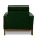 Ver imagem 4 de Kit 2 Poltronas Decorativa Living com Base Lavinia Linho Verde Adonai Estofados