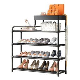 Sapateira Rack Estante Multiuso com Cestinho - Organização e Praticidade - 1