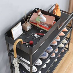 Sapateira Rack Estante Multiuso com Cestinho - Organização e Praticidade - 8