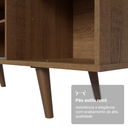 Ver imagem 6 de Rack para TV até 80 Polegadas 160cm com Pés Rustic/Preto Torino Madesa