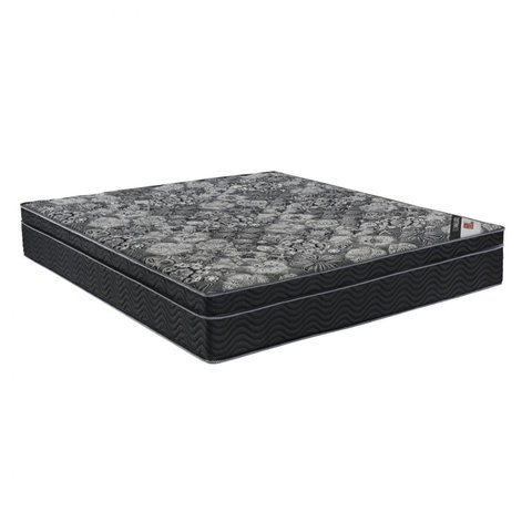 Colchão Queen Ortobom Molas Nanolastic 25x 198x 158 cm Preto/Cinza
