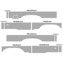 Ver imagem 2 de Faixa D20 Deluxe 95 96 Adesivo Lateral Chevrolet Cs Azul Teu Adesivo Kit Adesivo Faixa Lateral Camin