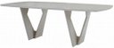 Ver imagem 1 de Mesa de Jantar Kamerik Base Off White Tampo de Vidro 190cm - 62296