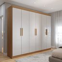Ver imagem 1 de Guarda-roupa Casal Aurora Radiante 6 Portas 2 Gavetas - Panorama Móveis