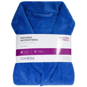 Roupão Aveludado Tamanho M Manga Longa Camesa