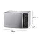Ver imagem 7 de Micro-ondas Electrolux Efficient 36l Prata/preto Me36s - 127v