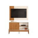 Ver imagem 2 de Rack com Painel para TV 42 Polegadas 160,5CMX120CM Wood Off White/Canela