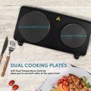 Ver imagem 6 de Elite Gourmet Edb-302bf Queimador Duplo de Ferro Fundido Preto