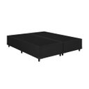 Ver imagem 1 de Box Sommier Bipartido Queen 1,58x1,98 Conceito Preto - Corino
