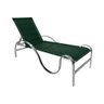Espreguiçadeira em Corda Náutica para Área Gourmet Bertioga Estrutura Alumínio - Verde - 1