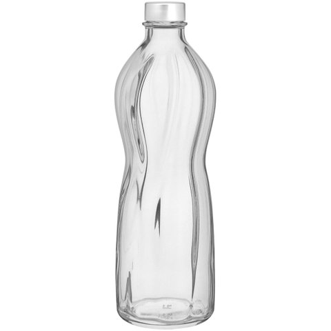BORMIOLI ROCCO AQUA GARRAFA 28x9x9cm 1L VIDRO TRANSP