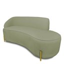 Ver imagem 4 de Sofá 3 Lugares Orgânico 180cm Pé Ferro Dou Morgan Bouclê Menta L01 - D'Rossi