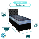 Ver imagem 3 de Kit Cabeceira + Cama Box Bau + Colchão Solteiro Molas Ensacadas Petrus Paropas