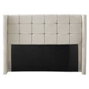 Ver imagem 1 de Cabeceira Cama Box Casal Queen Size Gioconda 160cm Com Frame Veludo Bege - Desk Design