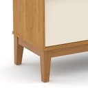 Ver imagem 4 de Guarda Roupa Infantil 3 Portas e 2 Gavetas Unique Freijó/Off White/Eco Wood - Matic Móveis