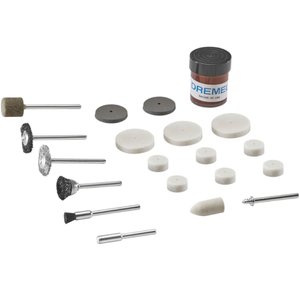 Kit De Acessórios De Micro Retífica Para Limpar e Polir com 20 Peças (Modelo 726) - 26150726AA000 - 