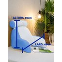 Ver imagem 1 de Almofada de Descanso e Apoio de Lombar Travesseiro Multiuso Ergométrico para Leitura com Rolinho Des