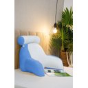 Ver imagem 7 de Almofada de Descanso e Apoio de Lombar Travesseiro Multiuso Ergométrico para Leitura com Rolinho Des