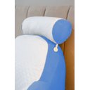 Ver imagem 3 de Almofada de Descanso e Apoio de Lombar Travesseiro Multiuso Ergométrico para Leitura com Rolinho Des