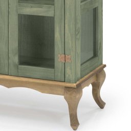 Cristaleira 2 Portas D113vl - (verde) - 4
